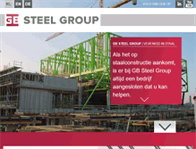 Tablet Screenshot of gbsteelgroup.com